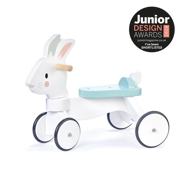 Wooden Running Rabbit Ride-On Toy – Eco-Friendly Push Toy for Toddlers, Encourages Balance, Coordination & Active Play