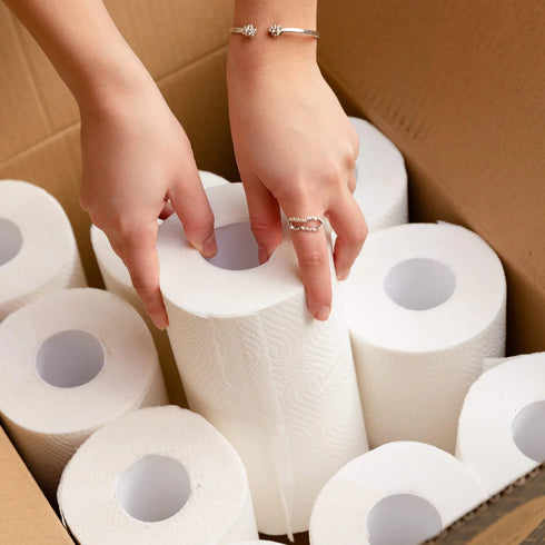 bamboo kitchen towels - 12 rolls