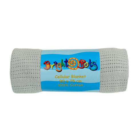 Bright Bots Cotton Cellular Blanket – 90x75cm