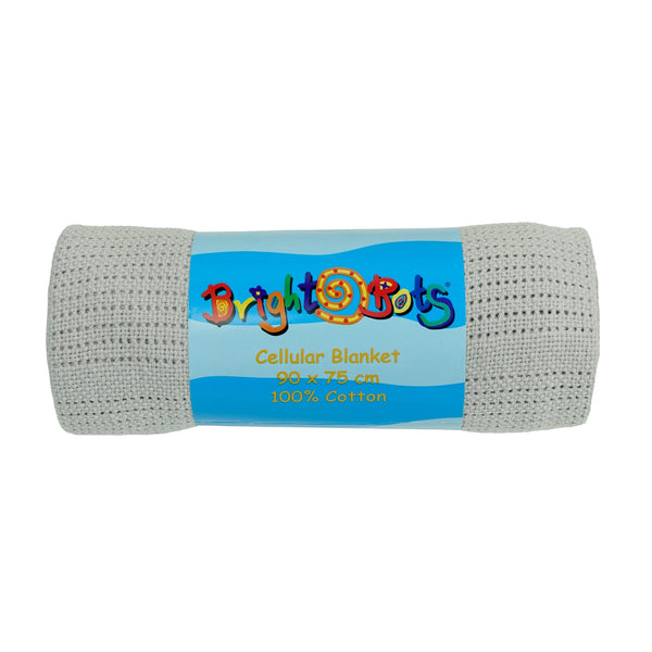 Bright Bots Cotton Cellular Blanket – 90x75cm