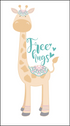 Giraffe-Free Hugs- Boho Newborn Sleeping Romper