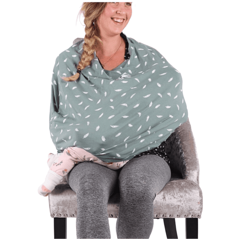 Mama Bamboo Organic Cotton Breastfeeding Cover – soft, breathable, and eco-friendly for nursing