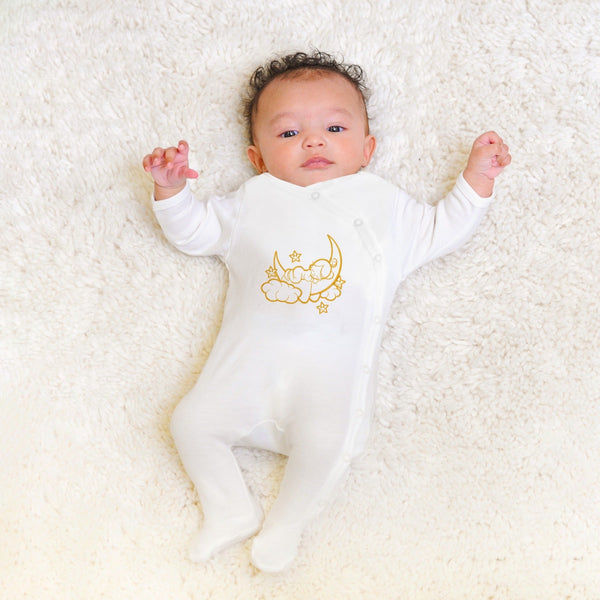 Sleeping baby essentials set of 3 in gold color, made from soft Prima Cotton