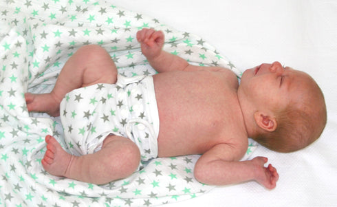 Newborn Part Time Reusable Nappy Kit – Prefolds