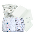 Newborn reusable nappy kit with prefolds – eco-friendly cloth diapers for full-time use, soft and absorbent