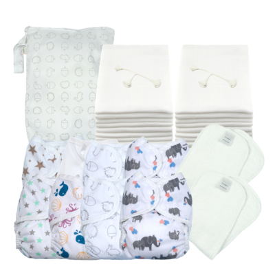 MuslinZ Washable Nappy Wrap – SIZE 1