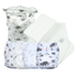 MuslinZ Washable Cloth Nappy Set – SIZE 1 (Nb-9m) Plain color