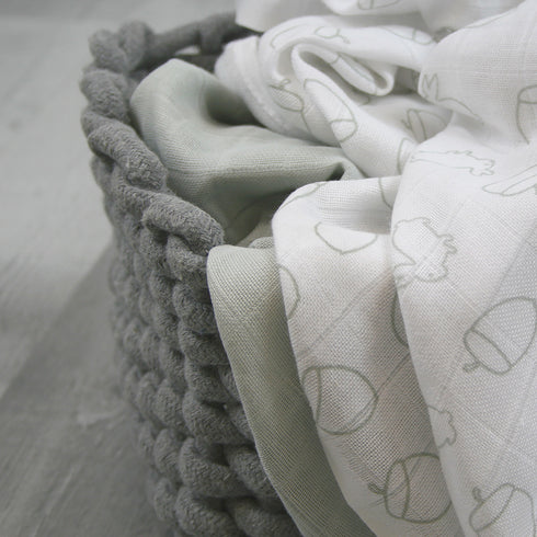 MuslinZ 3 Pack Muslin Dribble Bibs