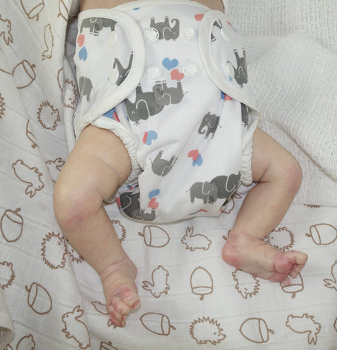 MuslinZ Washable Cloth Nappy Set – SIZE 2 (6m-Potty)