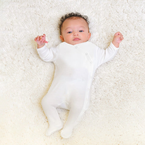 Unisex Footie- side snap