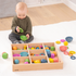 Rainbow Wooden Super Set + Wooden Sorting Tray (7- Way)