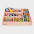 Rainbow Wooden Super Set + Wooden Sorting Tray (7- Way)