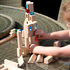 Wooden Building Gem Blocks - Pk82 + tray