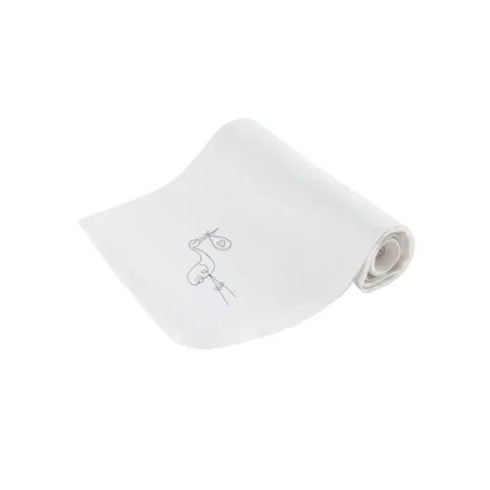 Swaddle Blanket with Stork Embroidery