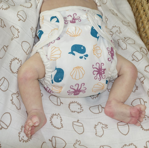 MuslinZ Washable Cloth Nappy Set – SIZE 2 (6m-Potty)