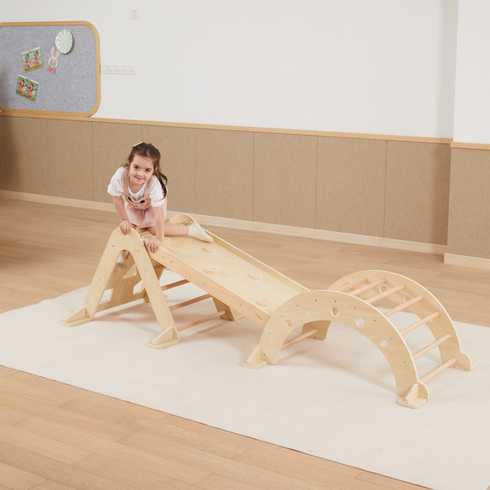 Set of 3 – Climbing arch, board and triangle