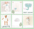 Boho elephant-themed newborn layette set with "Sweet Dreams" design, made from soft Prima Cotton