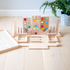 Wooden Building Gem Blocks - Pk82 + tray