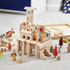 Wooden Building Gem Blocks - Pk82 + tray