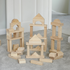 Wooden Jumbo Block Set - Pk54