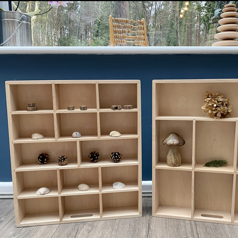 Wooden Sorting Tray - 14 Way