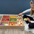 Wooden Sorting Tray - 7 Way